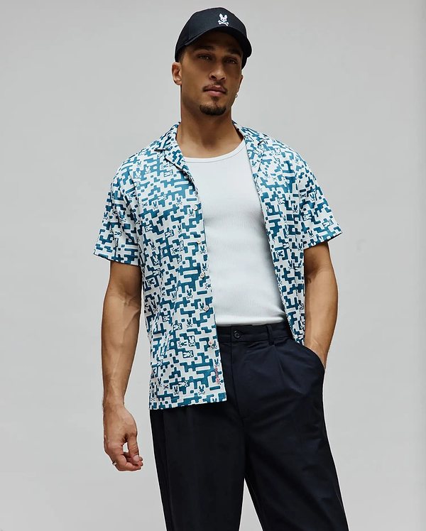 MENS JOSH JACQUARD SHIRT view 1