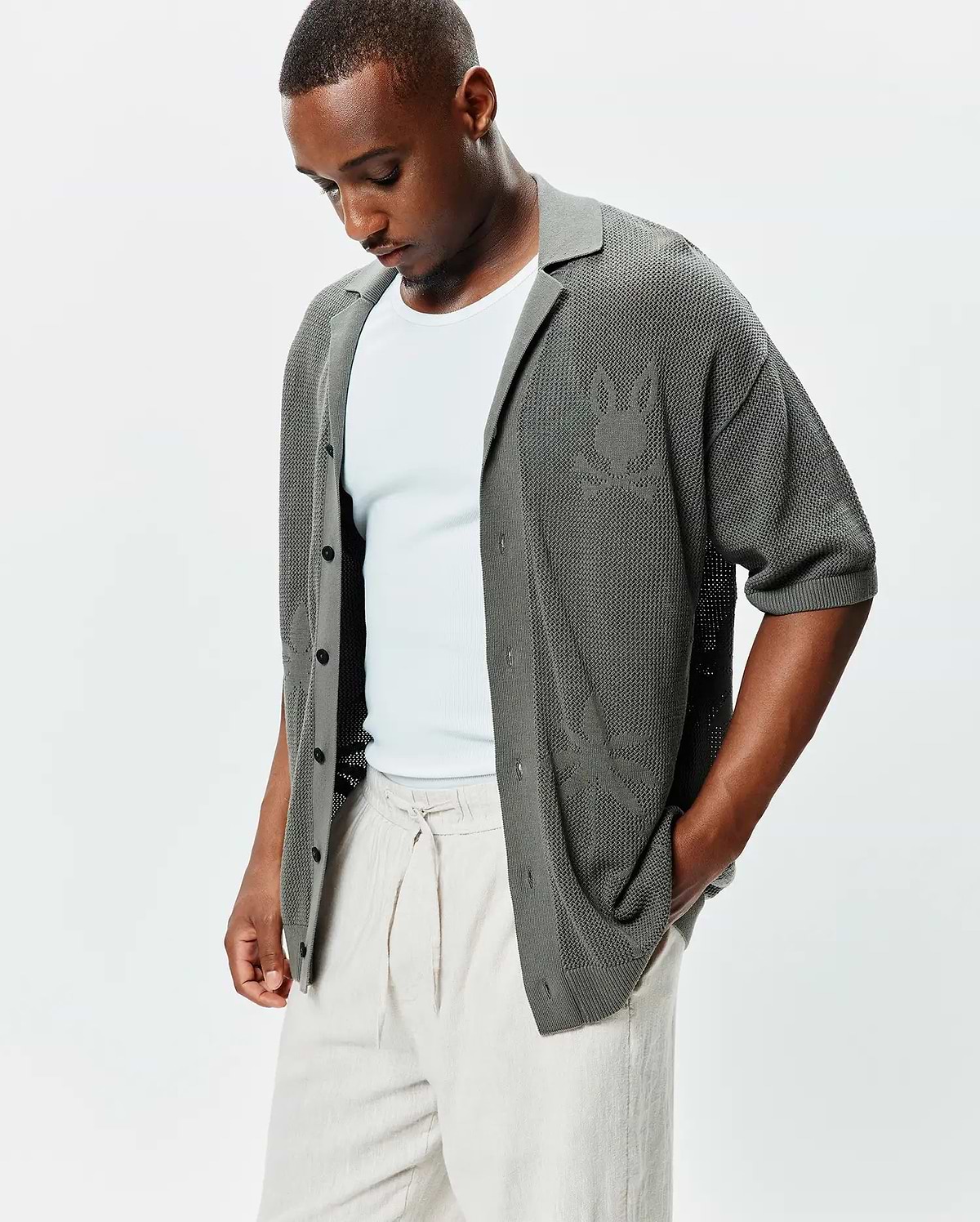 CHEMISE EN TRICOT TRÈS GRANDE BRAD HOMMES