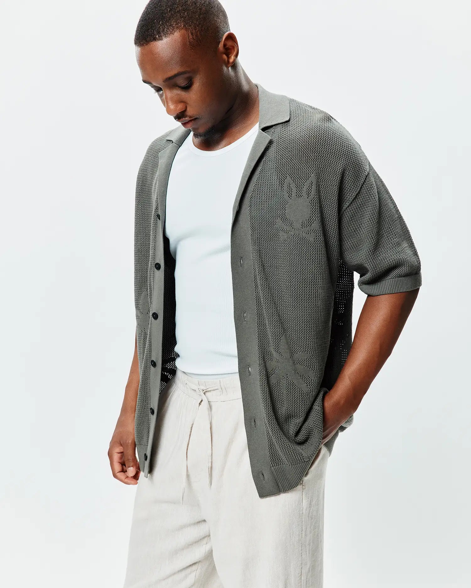 CHEMISE EN TRICOT TRÈS GRANDE BRAD HOMMES