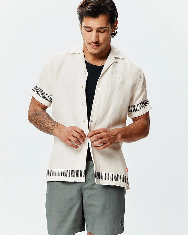 MENS SUNNY LINEN SHIRT view 1