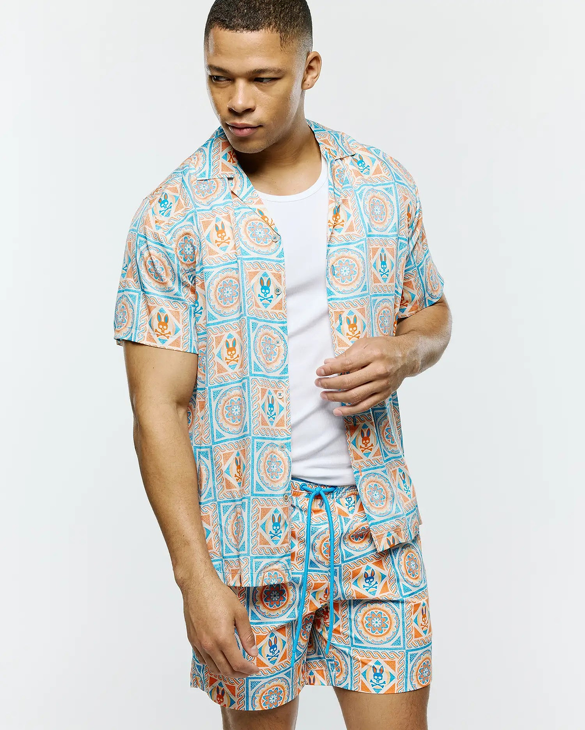 CHEMISE EN TENCEL FRANK HOMMES