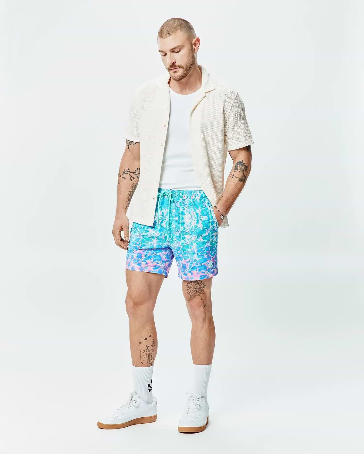 MENS ACHILLE CROCHET SHIRT - MT0300169