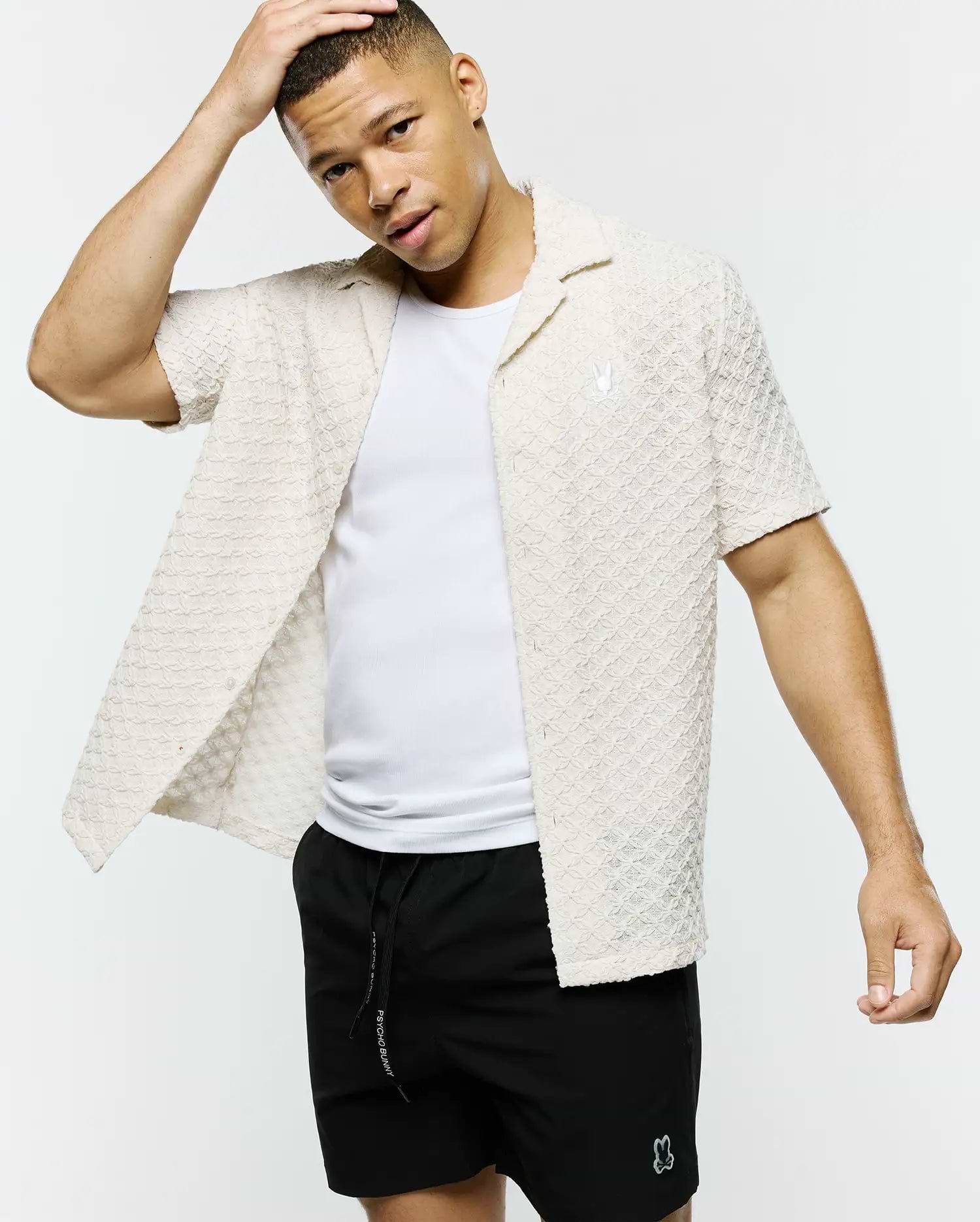 MENS ELI CROCHET SHIRT - MT0300147