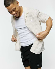 MENS ELI CROCHET SHIRT - MT0300147