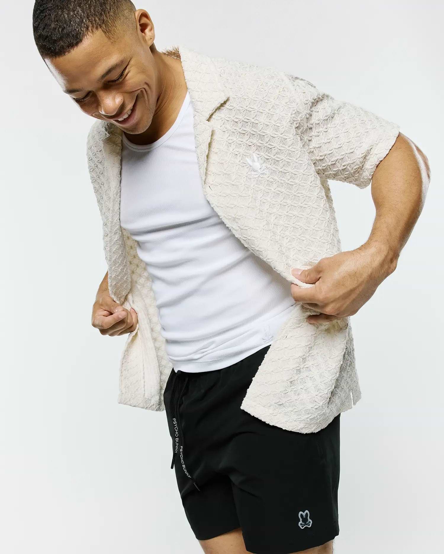 MENS ELI CROCHET SHIRT - MT0300147