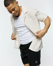 MENS ELI CROCHET SHIRT - MT0300147