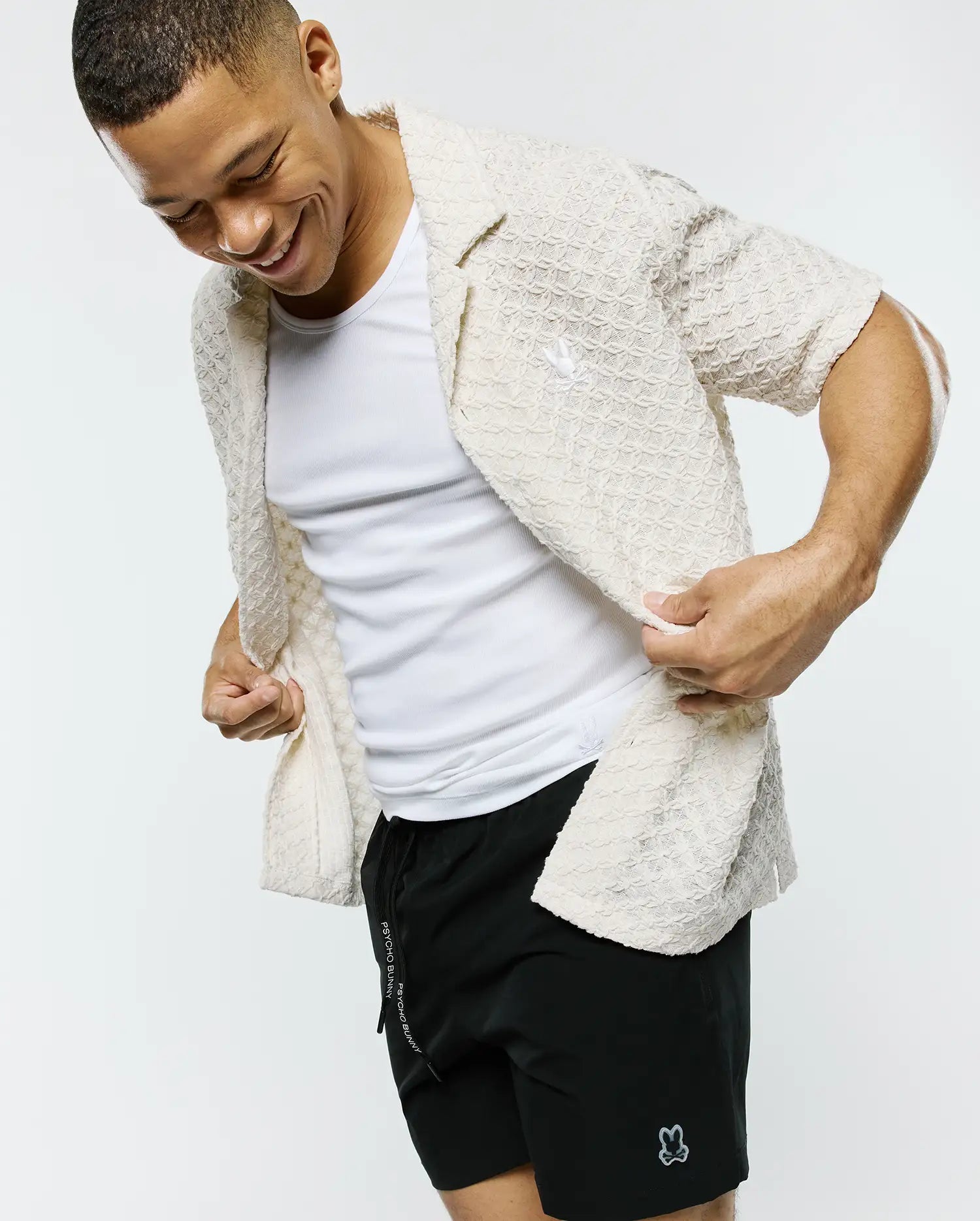 MENS ELI CROCHET SHIRT - MT0300147