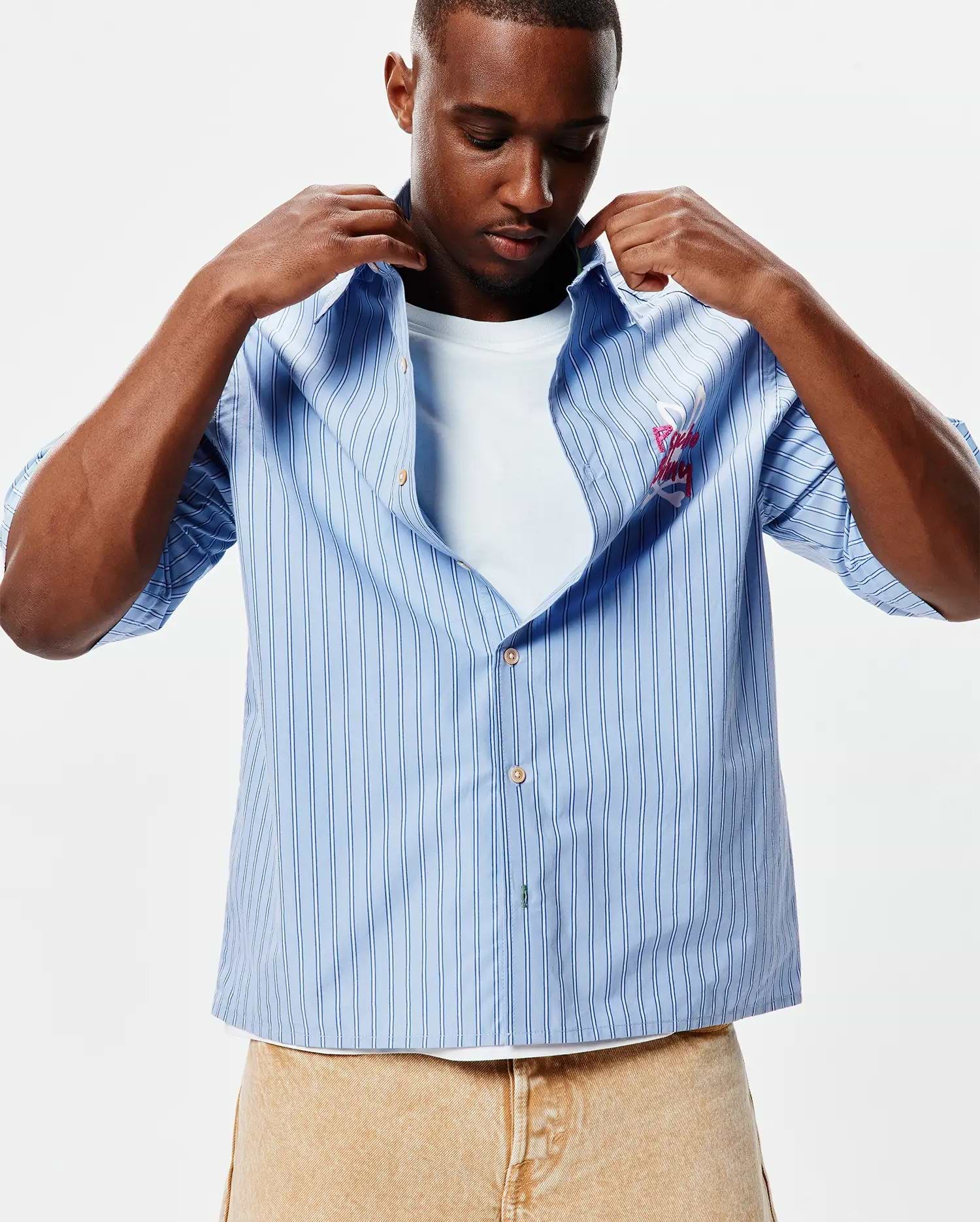 MENS DUNCAN STRIPE SHIRT - MT0300170