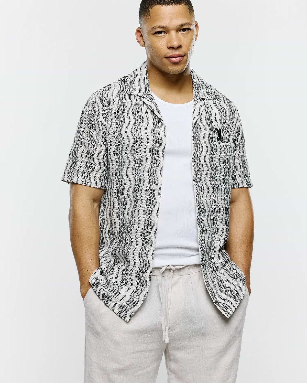 MENS DAVE CROCHET SHIRT - MT0300212