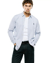 MEN'S JIM PIMA STRIPE KNIT SHIRT - MT0300267