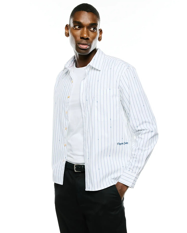 MEN'S PEYTON OVERSIZED STRIPE SHIRT view 1