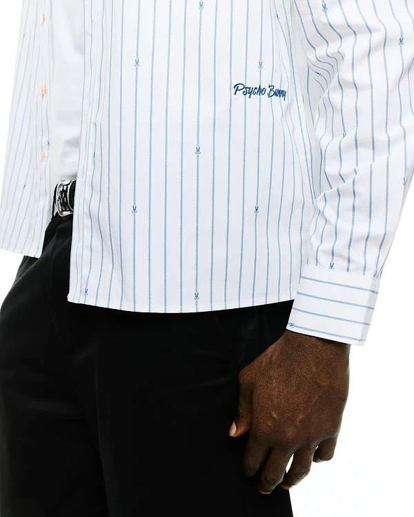MEN'S PEYTON OVERSIZED STRIPE SHIRT view 2