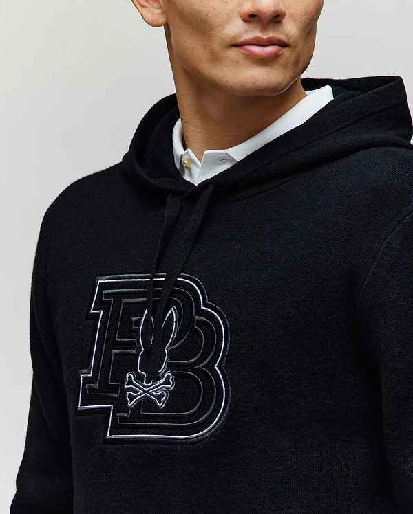 MENS MARLON TEXTURE STITCH HOODIE view 2