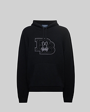 MENS MARLON TEXTURE STITCH HOODIE - MT0400046