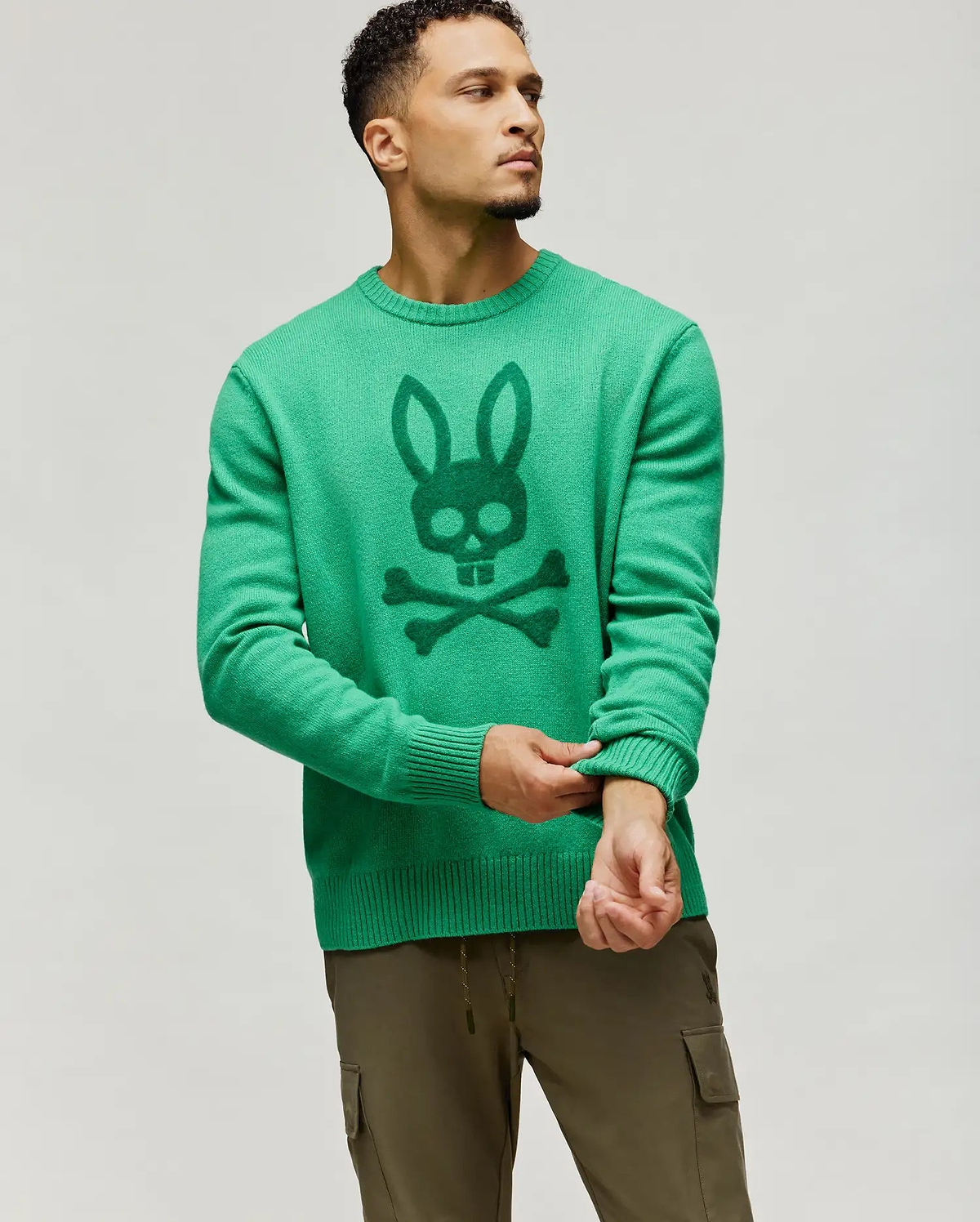 MENS SAXON COZY YARN CREW - MT0400074