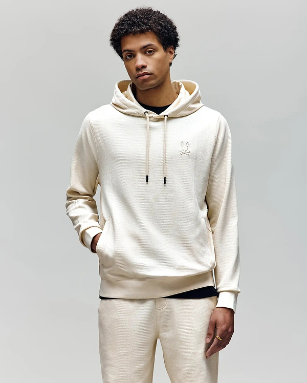 MENS KAI TWILL TEXTURE HOODIE view 1