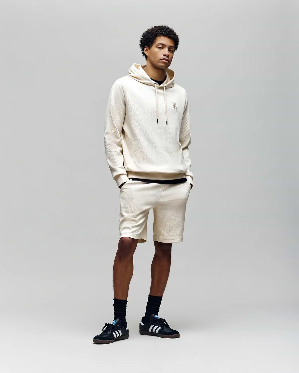 MENS KAI TWILL TEXTURE HOODIE - MT0500019