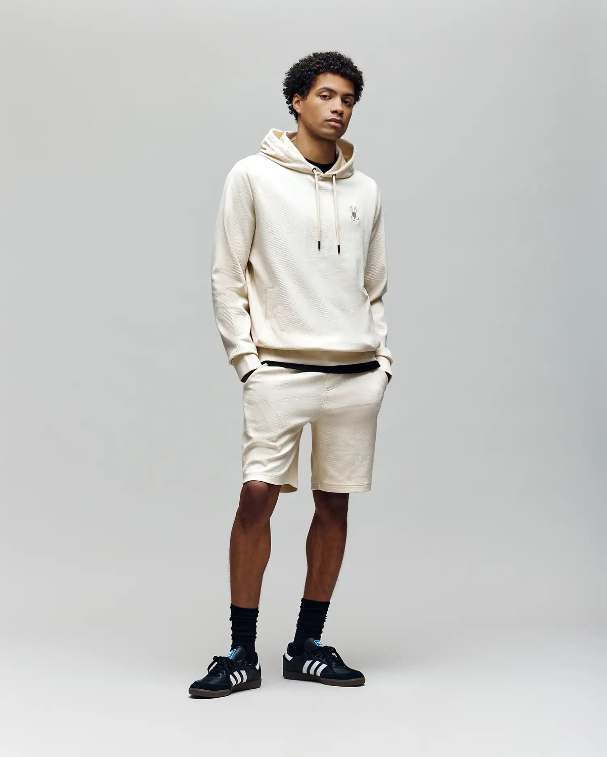 MENS KAI TWILL TEXTURE HOODIE - MT0500019