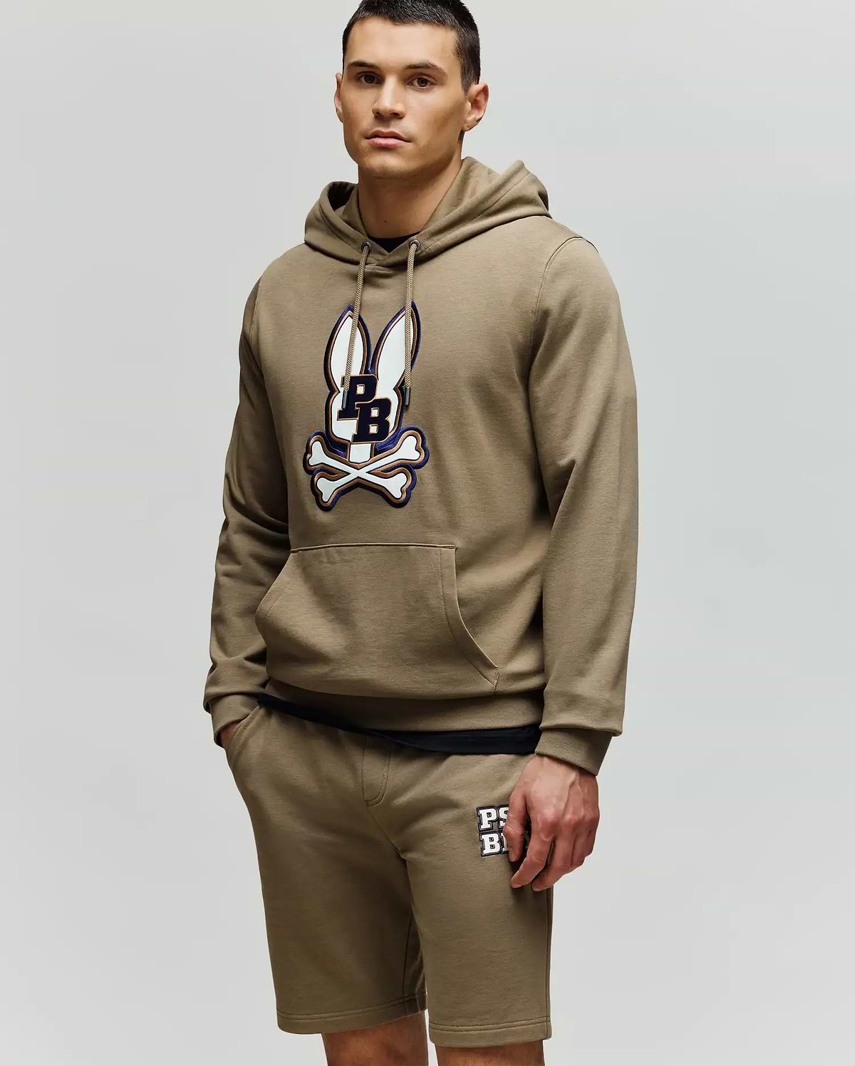 MENS WADE CORD PATCH HOODIE - MT0500112