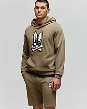 MENS WADE CORD PATCH HOODIE - MT0500112