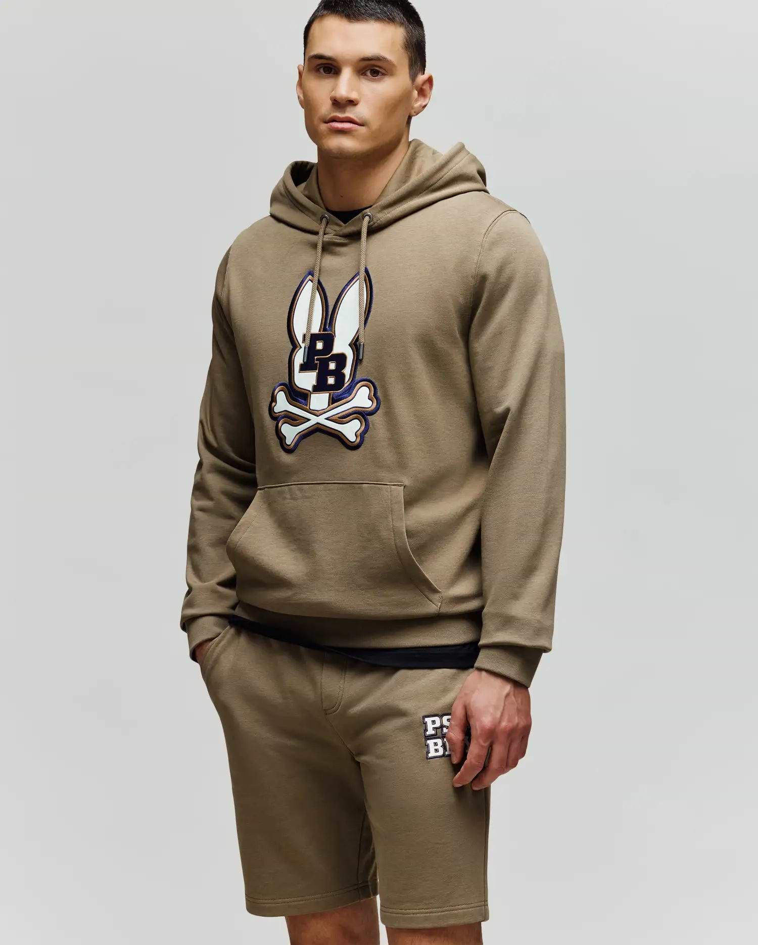 MENS WADE CORD PATCH HOODIE - MT0500112