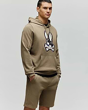 MENS WADE CORD PATCH HOODIE - MT0500112