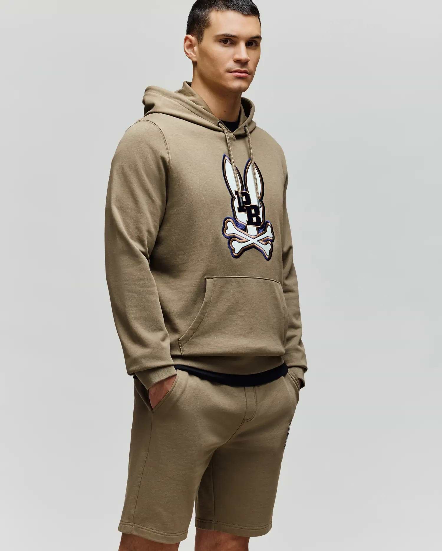 MENS WADE CORD PATCH HOODIE - MT0500112