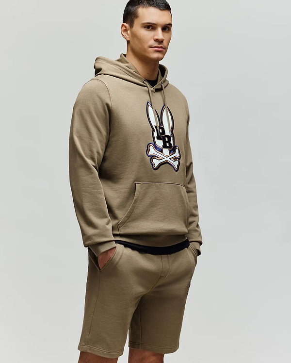 MENS WADE CORD PATCH HOODIE - MT0500112