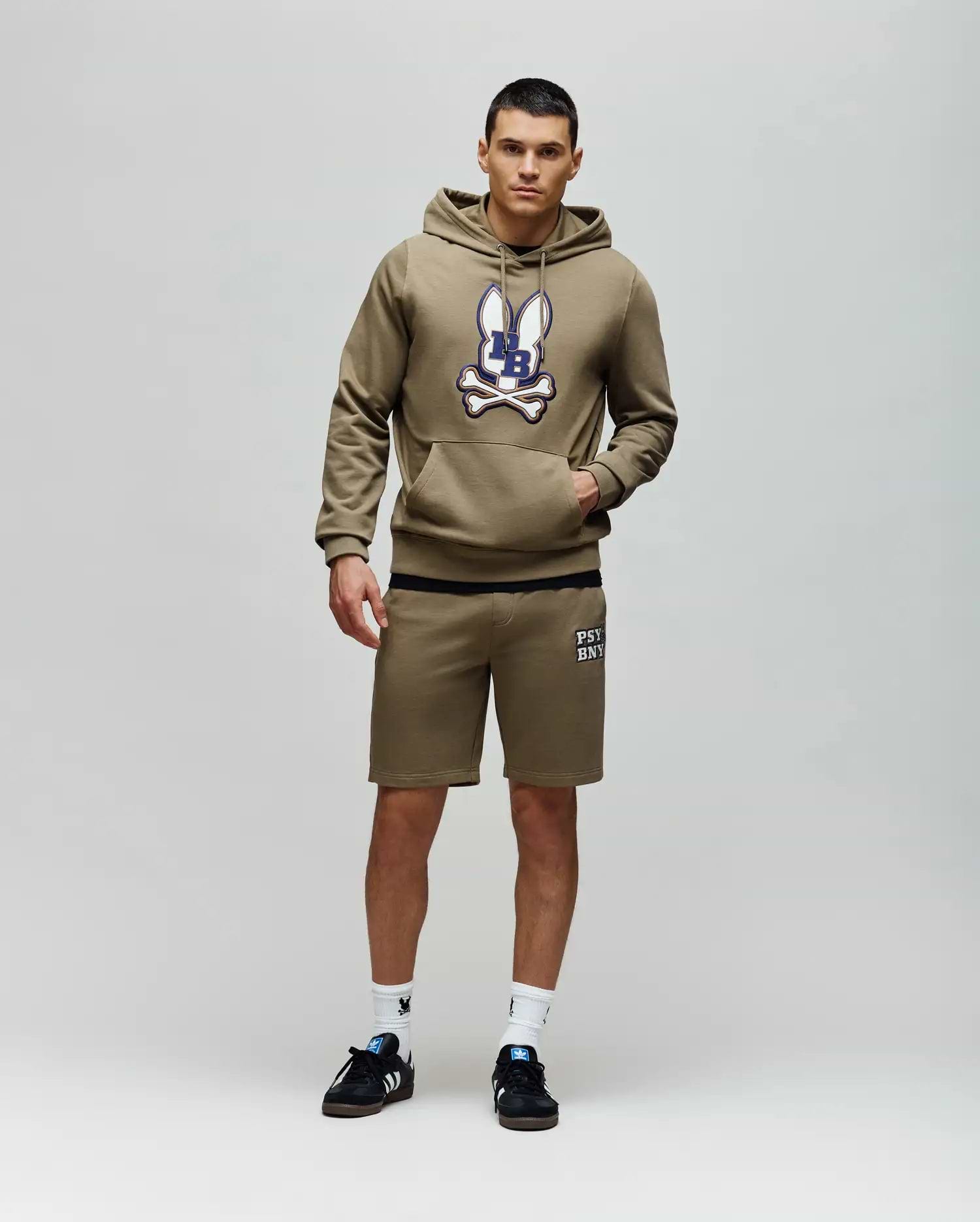 MENS WADE CORD PATCH HOODIE - MT0500112