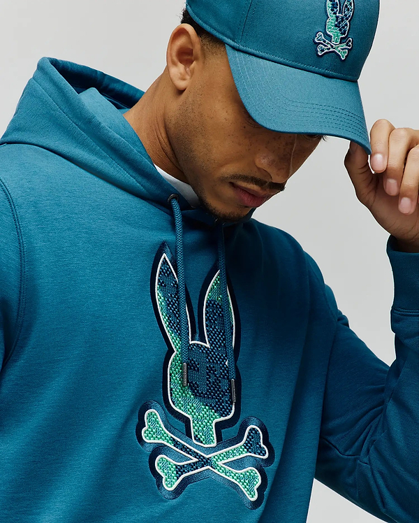 MENS OLIVIER EMBROIDERED HOODIE view 2