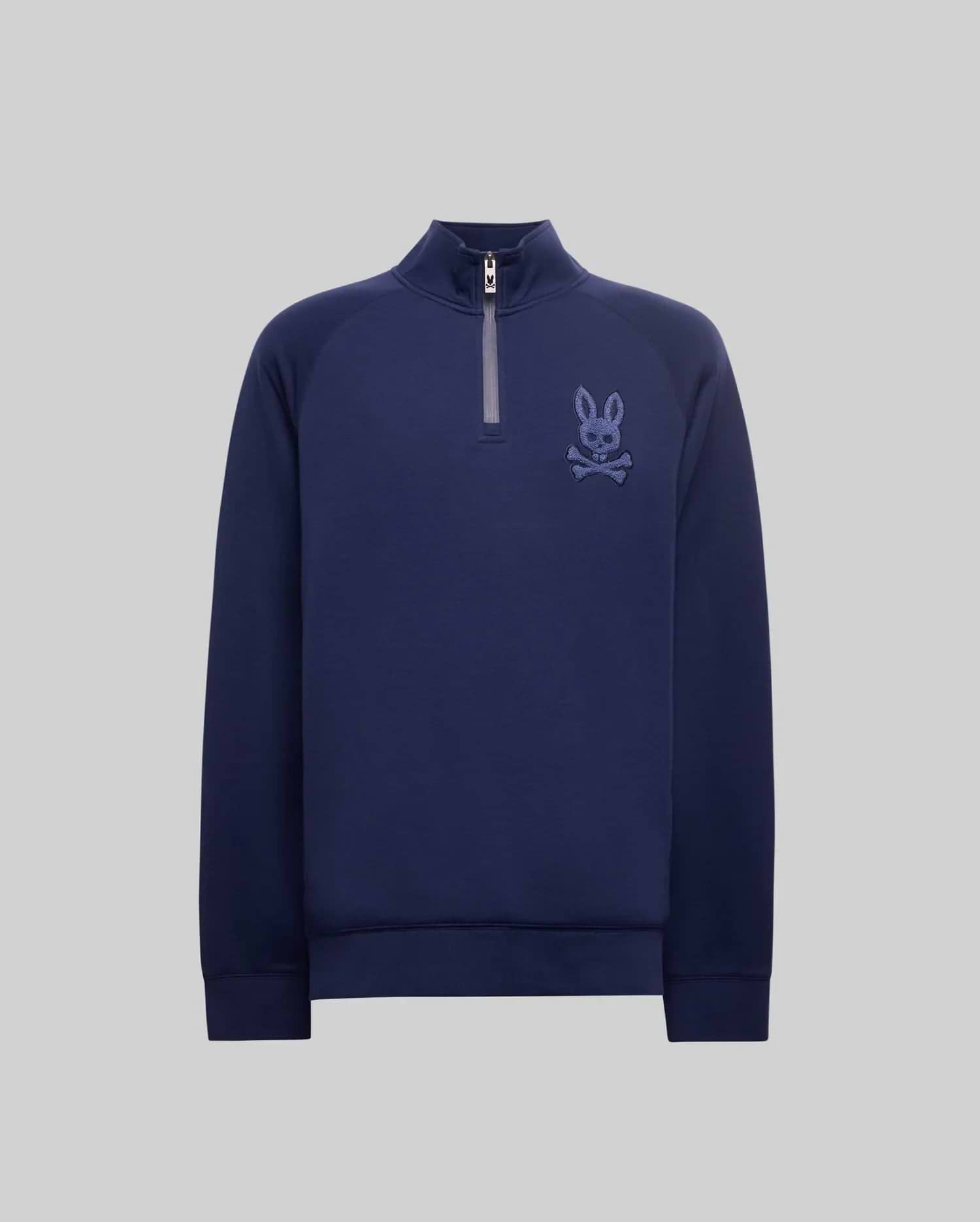 CHANDAIL TATE BRODÉ CHENILLE 1/4 ZIPPÉ