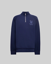 CHANDAIL TATE BRODÉ CHENILLE 1/4 ZIPPÉ