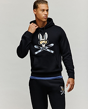 MENS INDIGO SKI BUNNY HOODIE - MT0500150