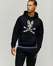 MENS INDIGO SKI BUNNY HOODIE - MT0500150