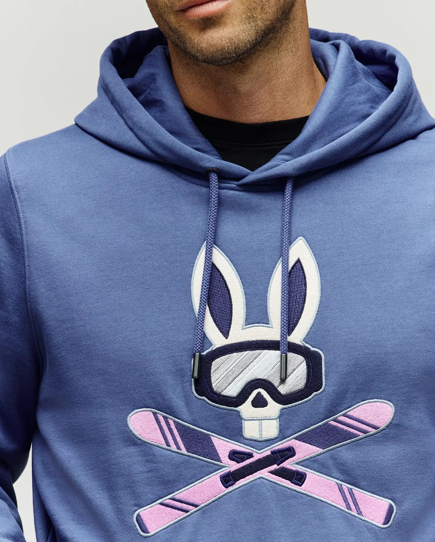 MENS INDIGO SKI BUNNY HOODIE - MT0500150