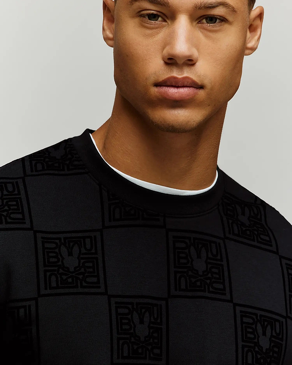 MENS GIO ALL OVER FLOCK CREW view 2