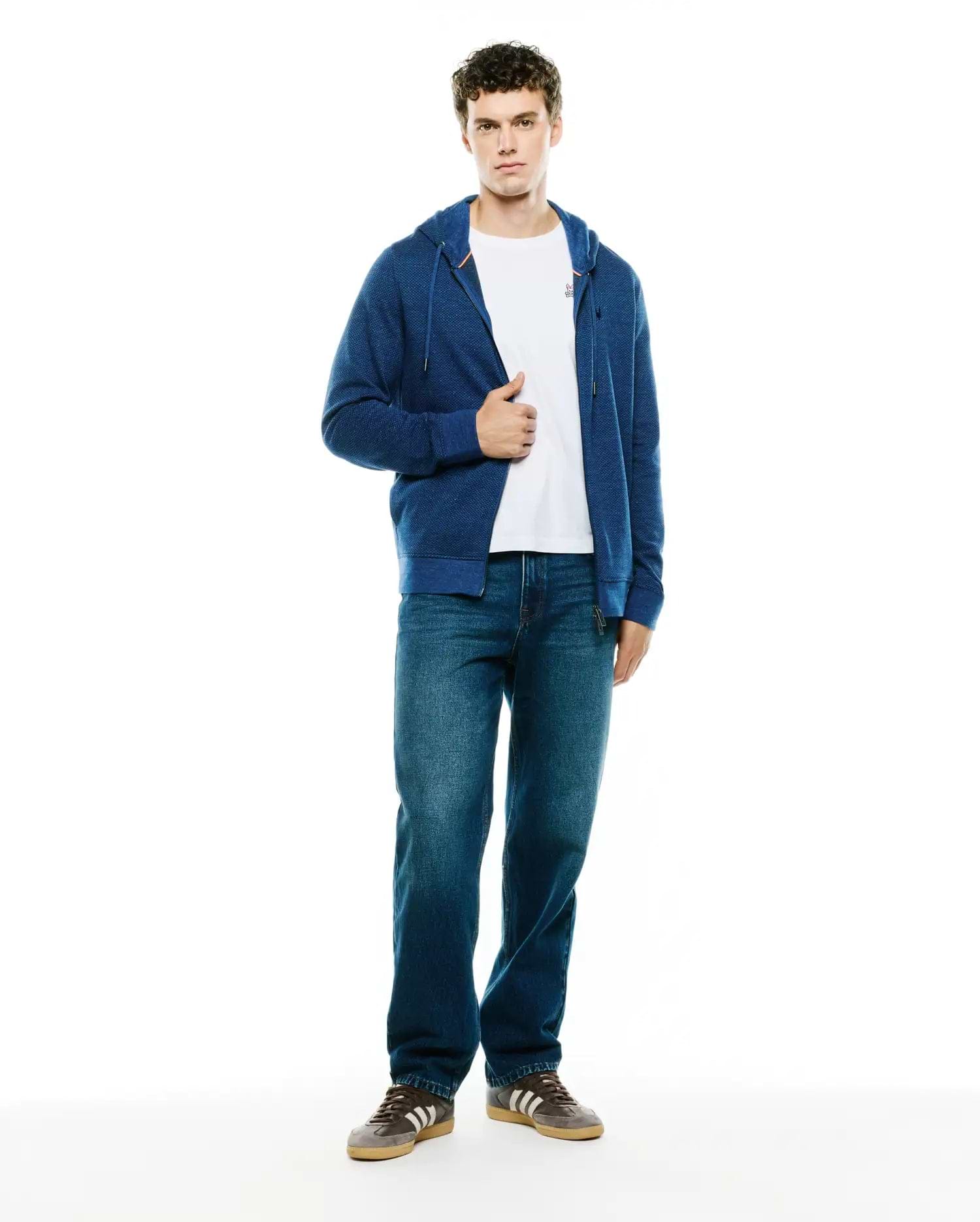 MEN'S MARC TEXTURED ZIP HOODIE - MT0500199