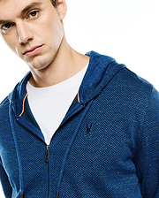 MEN'S MARC TEXTURED ZIP HOODIE - MT0500199