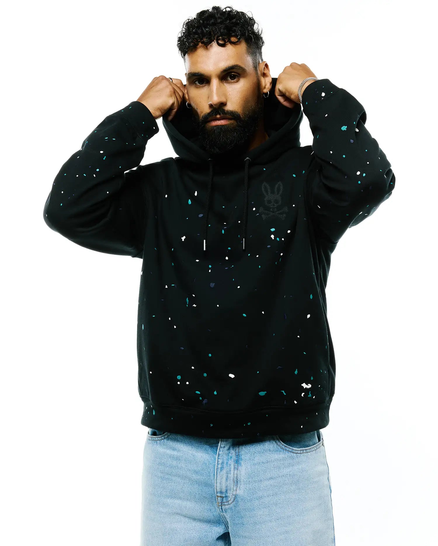 MEN'S MALCOLM SPLATTER HOODIE view 2