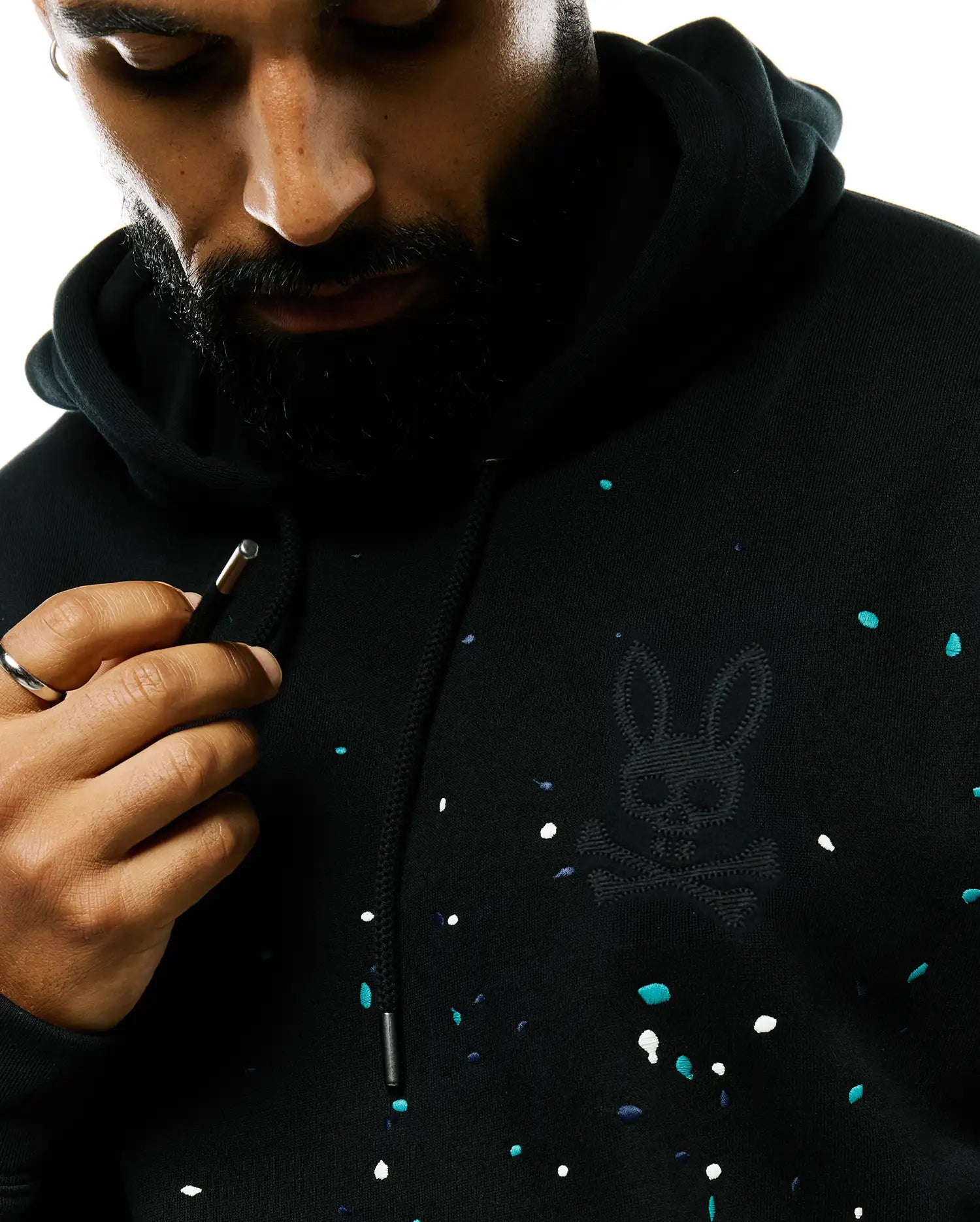 MEN'S MALCOLM SPLATTER HOODIE view 3