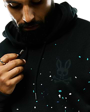 MEN'S MALCOLM SPLATTER HOODIE view 3