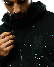 MEN'S MALCOLM SPLATTER HOODIE view 3