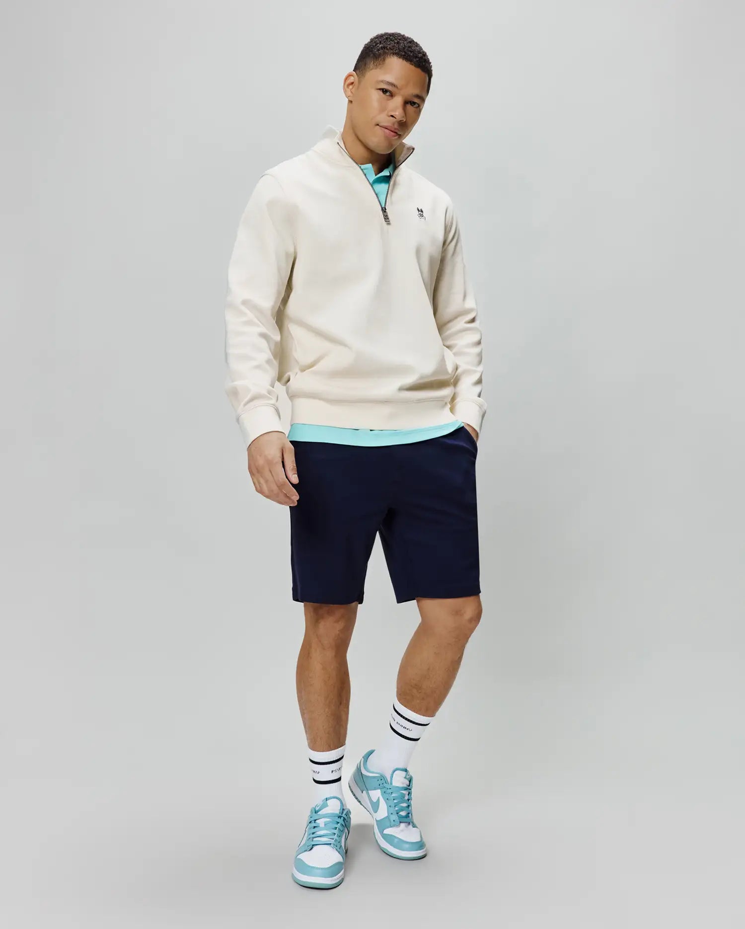 CHANDAIL ZIPPÉ EN TRICOT GAUFRÉ MAXTON HOMMES