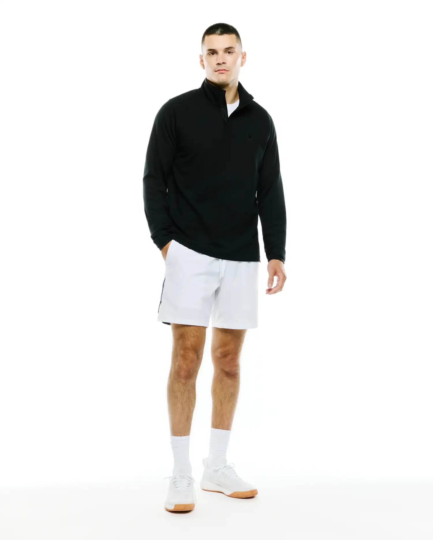 MEN'S TOMAS WAFFLE MOCK NECK FLEECE - MT0500321