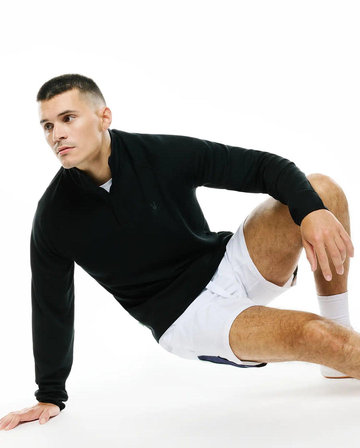 MEN'S TOMAS WAFFLE MOCK NECK FLEECE - MT0500321