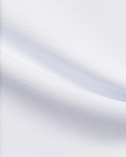 Mens Tomas Waffle 1/4 Zip in crisp white, featuring a distinct, textured waffle knit fabric for premium comfort and refined streetwear style.
