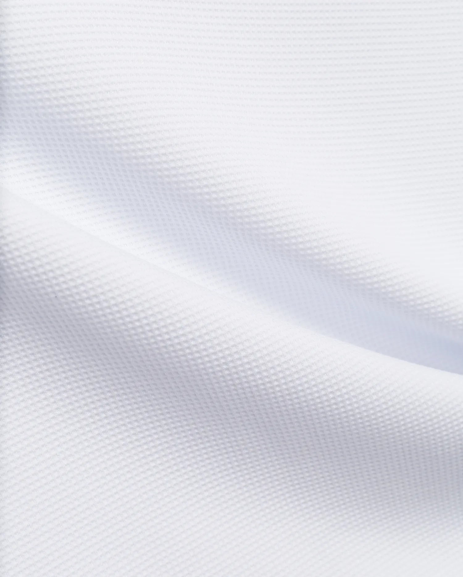 Mens Tomas Waffle 1/4 Zip in crisp white, featuring a distinct, textured waffle knit fabric for premium comfort and refined streetwear style.