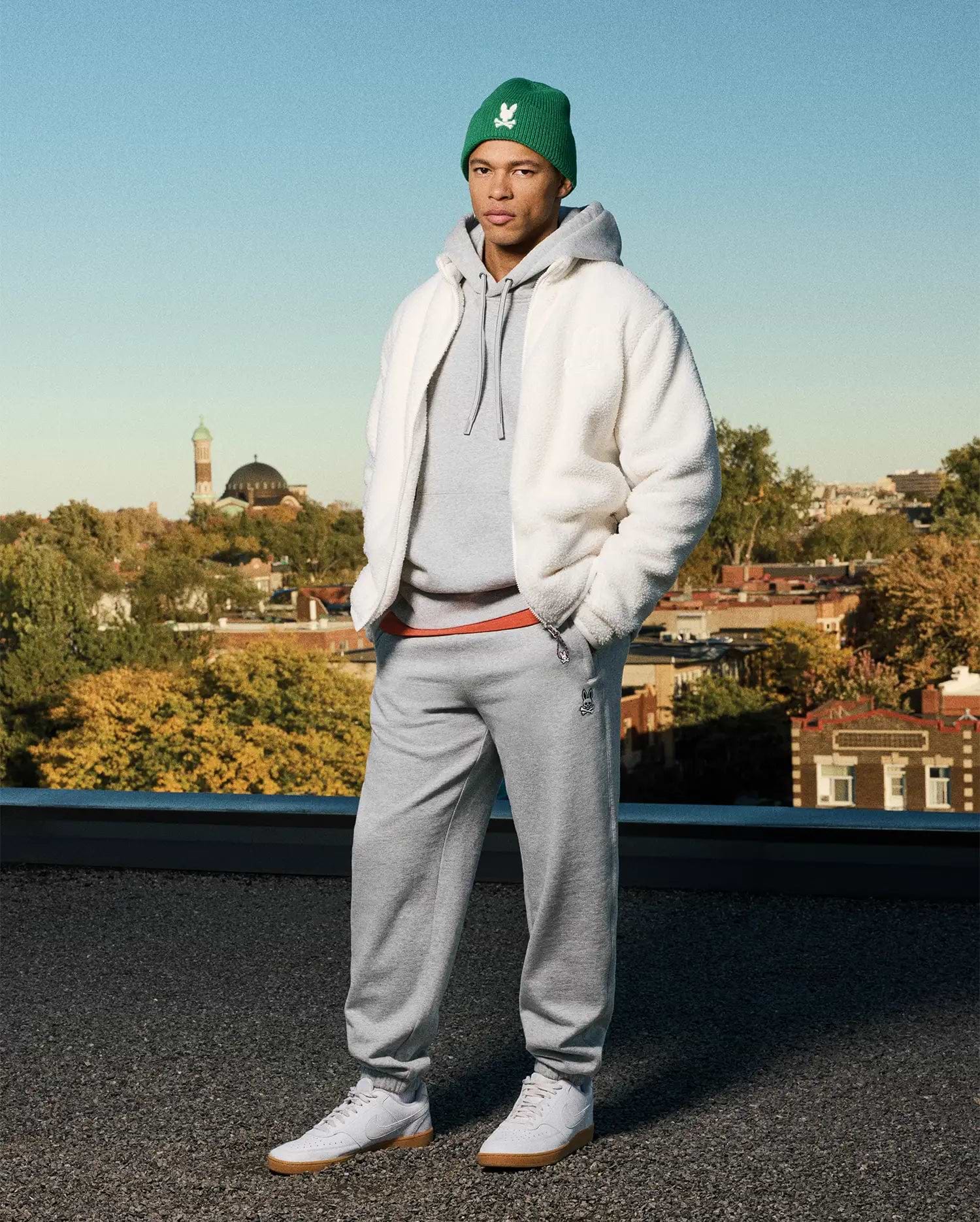 BLOUSON ZIPPÉ EN TISSU SHERPA ROWLEY HOMMES vue 1