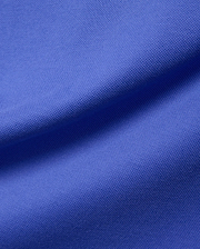 Women's Clara Pique Dress in a rich, vibrant royal blue, showcasing the signature textured pique fabric, embodying Psycho Bunny's premium streetwear aesthetic.