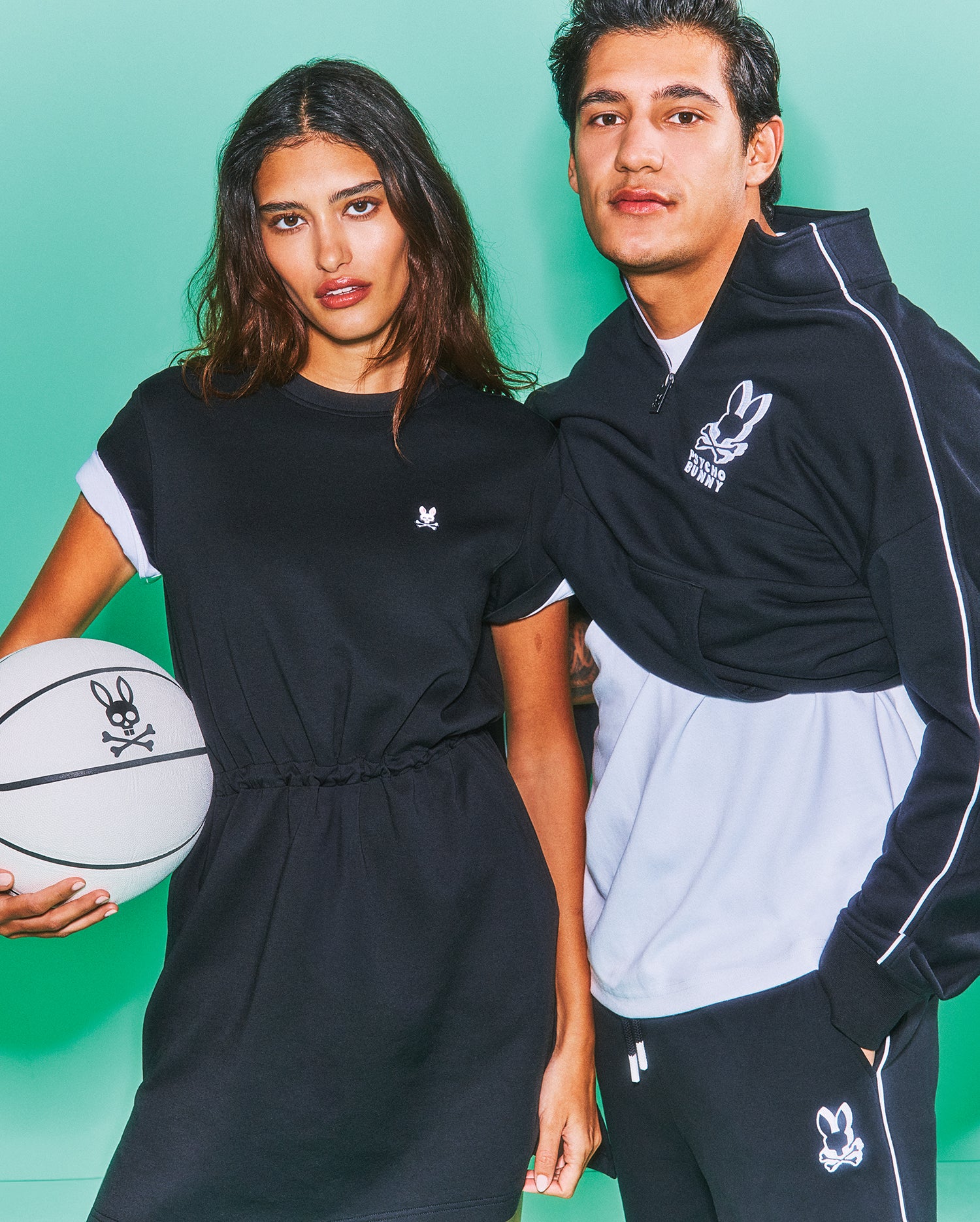 Men's Toby 1/4 Zip in Black | Psycho Bunny